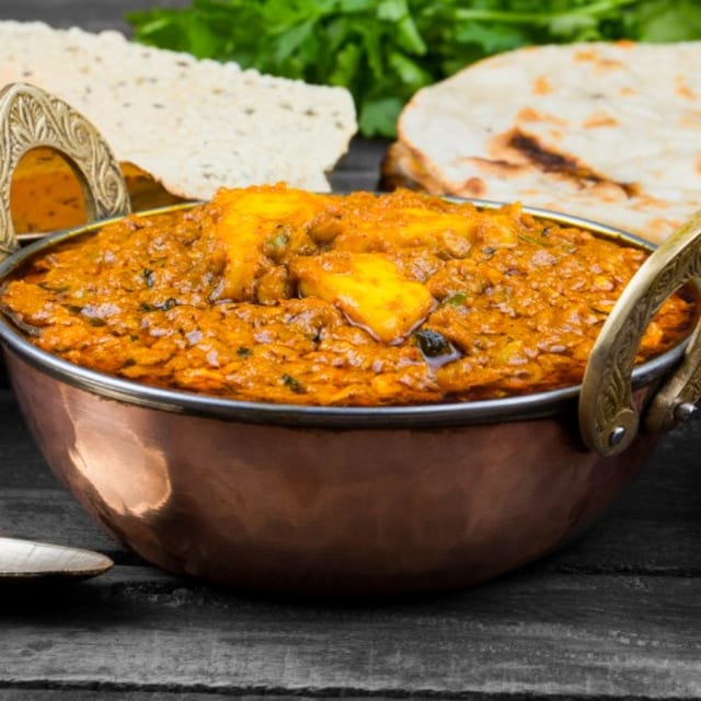 Kadai paneer.