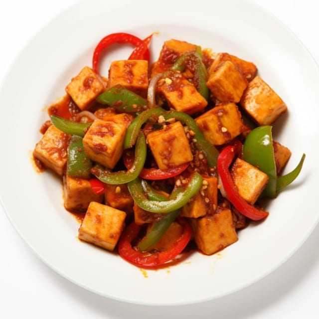 Paneer chili.