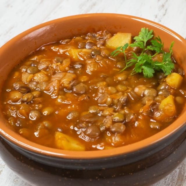 Lentil soup.