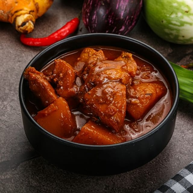 Chicken vindaloo.
