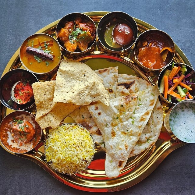 Mix veg thali.
