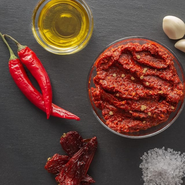 Spicy sauce.