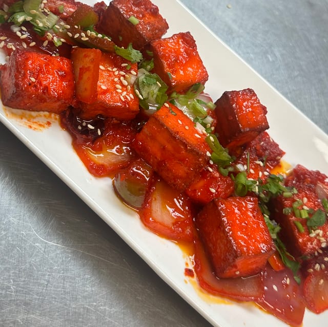 Tandoori paneer.